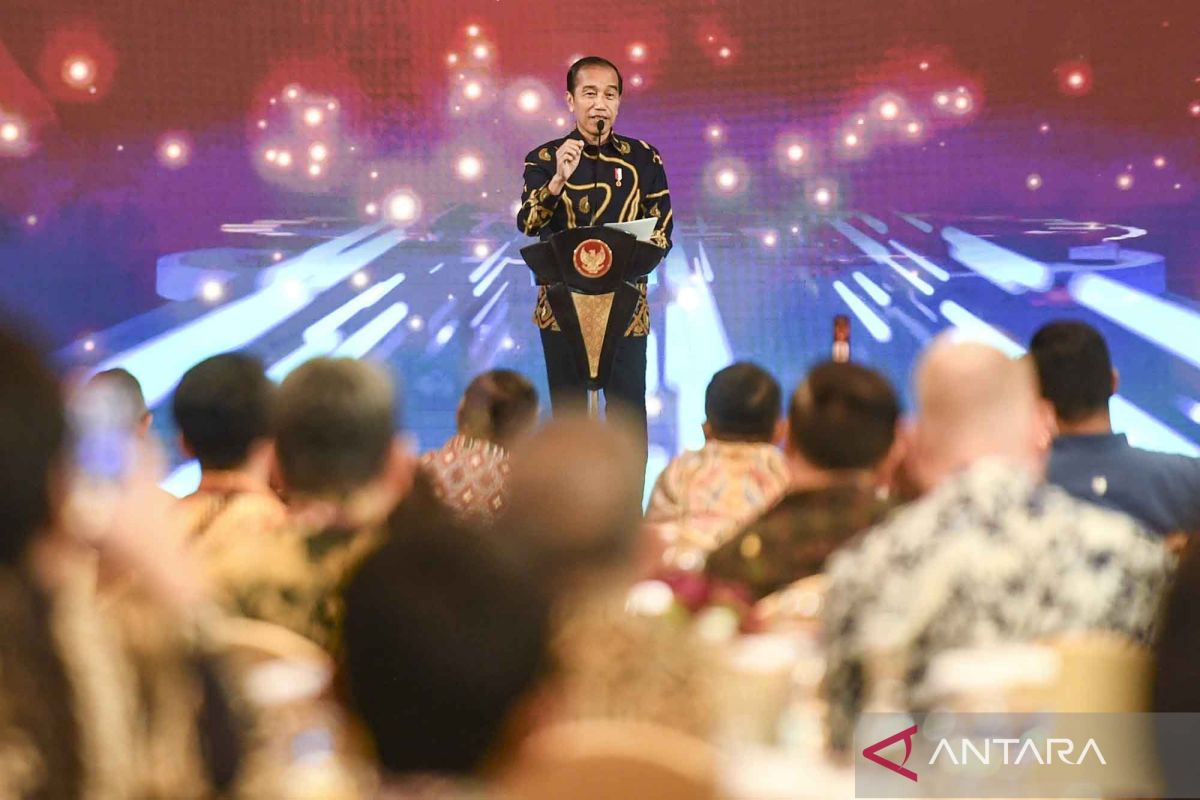 Presiden Jokowi Menghadiri Pertemuan Tahunan Bank Indonesia