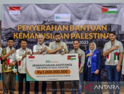 BSI Maslahat mendonasikan bantuan Rp1 miliar untuk Palestina