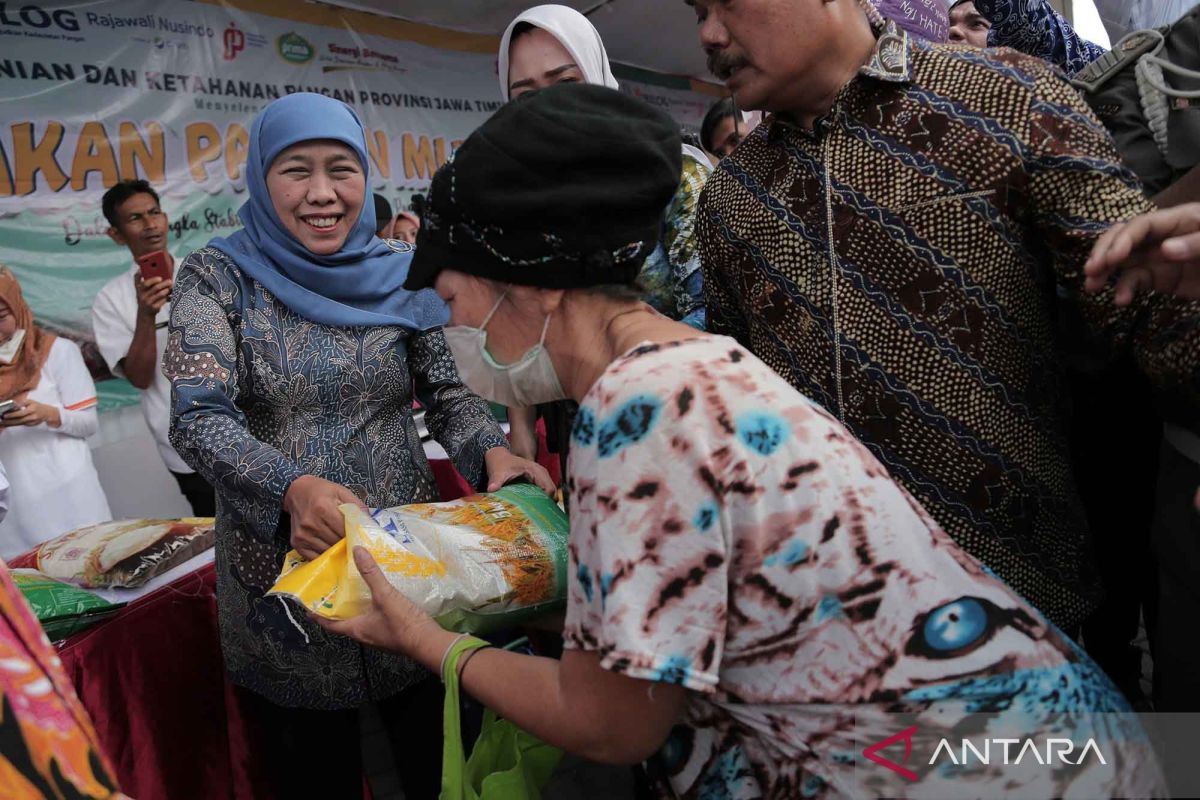 Gubernur Jatim, Khofifah Indar Parawansa, Menghadiri Peringatan Hari Pangan Sedunia