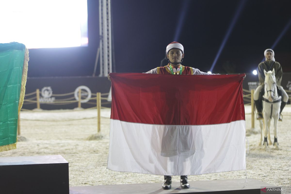 Atlet Indonesia mendapatkan peringkat ketiga dalam kompetisi panahan berkuda di Arab Saudi