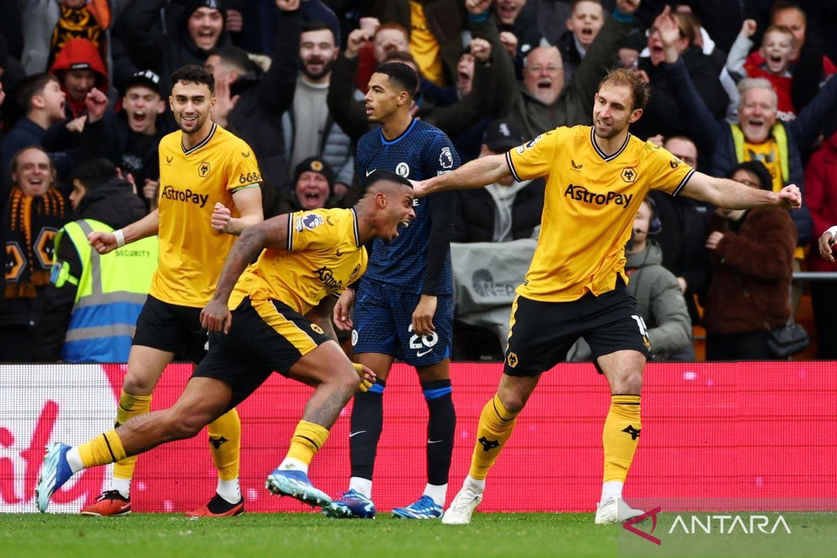 Wolverhampton Sabet Kemenangan 2-1 atas Chelsea di Hari Natal