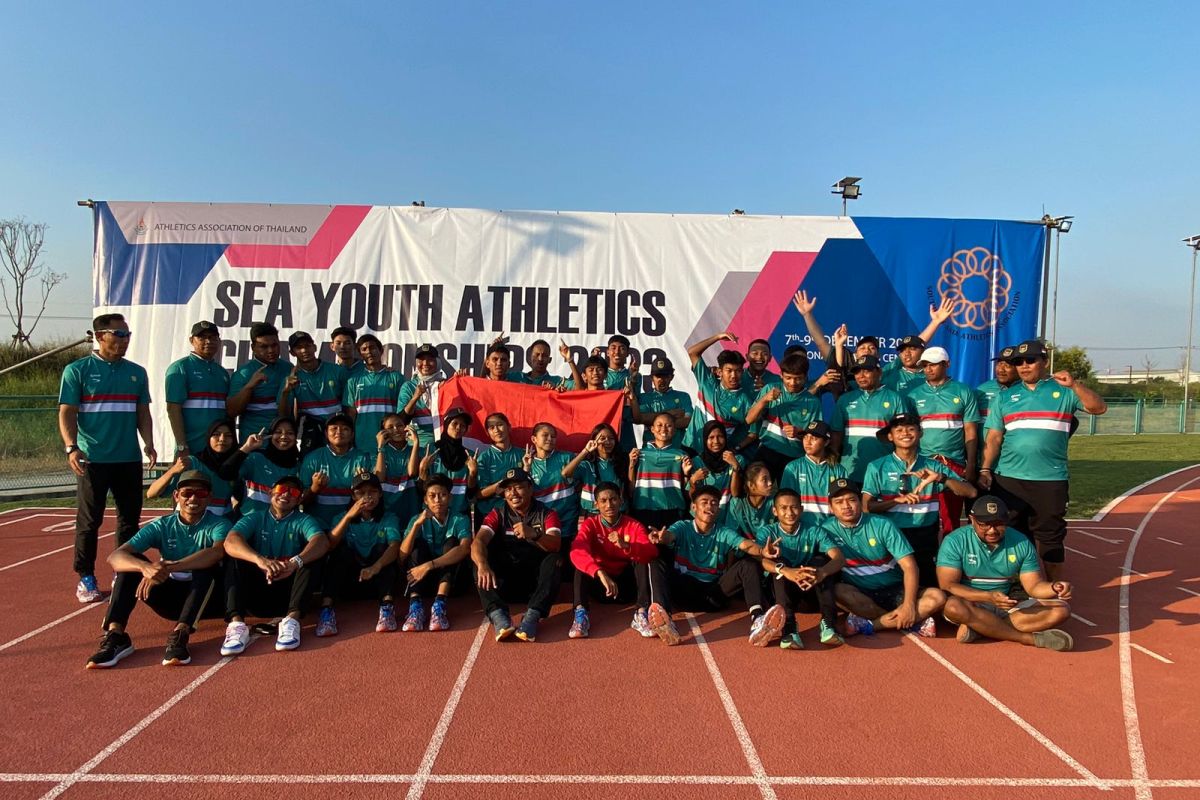 Tim pelajar berhasil masuk tiga besar di Sea Youth Athletics Championship 2023