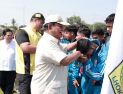 Prabowo Menampilkan Akademi Sepak Bola Modern Garudayaksa yang Dilengkapi dengan 7 Stadion Latihan