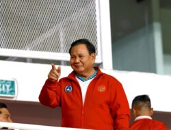 Prabowo Berharap Timnas Indonesia Dapat Menciptakan Kejutan Melawan Australia Senopati