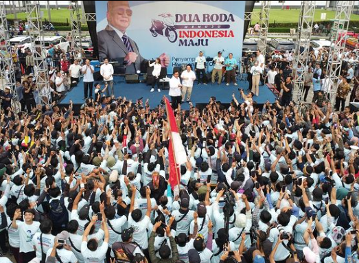 Prabowo Ucapkan Terima Kasih kepada Para Ojol Jakarta ‘All In Prabowo’ yang Memberikan Dukungan kepada Saya