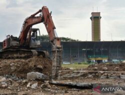 Renovasi Stadion Teladan Medan Sedang Berlangsung