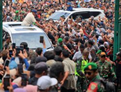 Prabowo Disambut Antusias Oleh Ribuan Petani dan Peternak di Sumedang