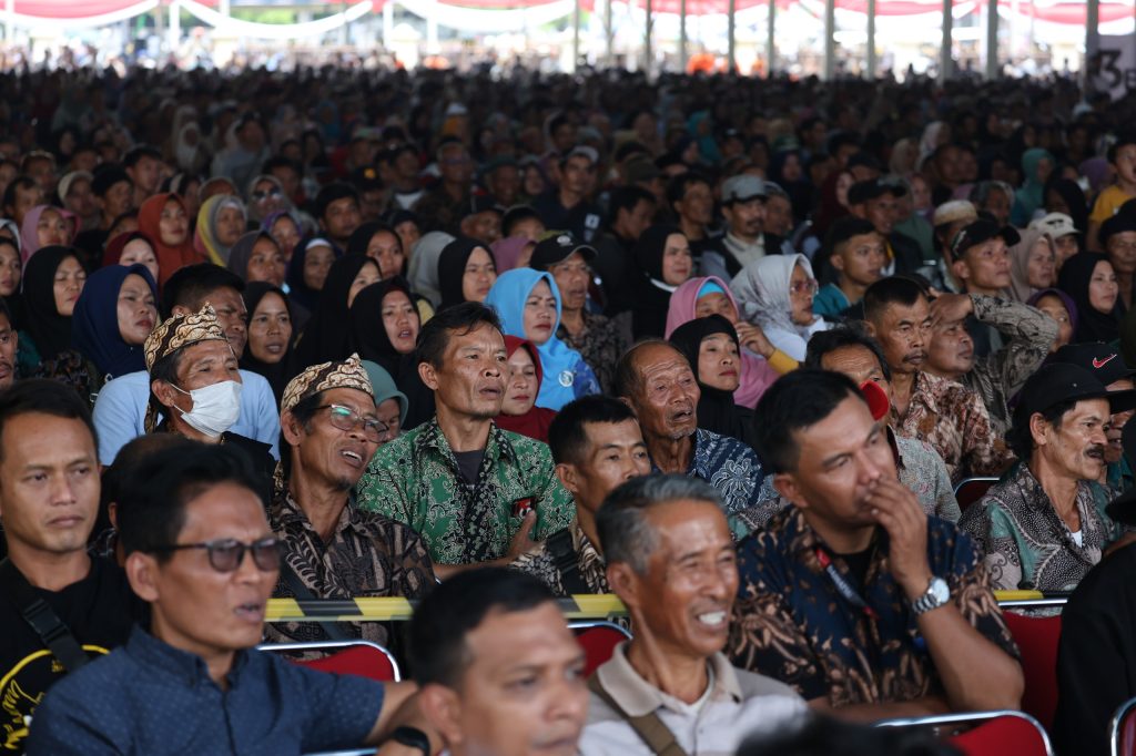 Prabowo Terkesan dengan Acara Kementan-Kemhan yang Dihadiri oleh 60.000 Petani dan Peternak: Kalian Merupakan Patriot Sejati