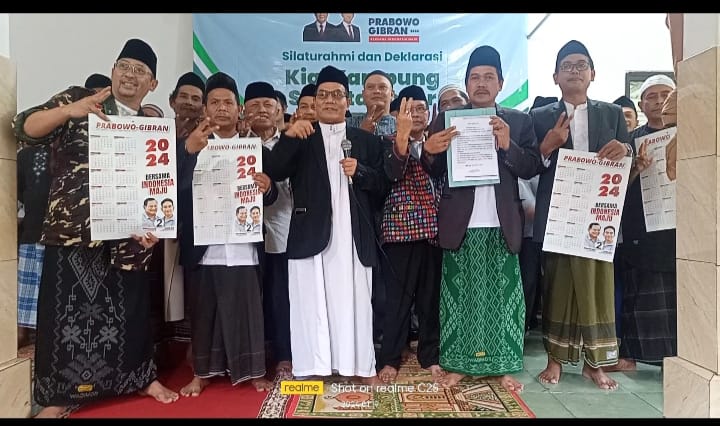 100 Kyai Kampung di Kota Bogor bersiap untuk memenangkan Prabowo Gibran