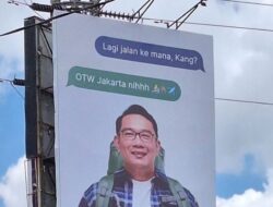 Ridwan Kamil Viral di Bilboard Jakarta, Siap-siap Nyagub?