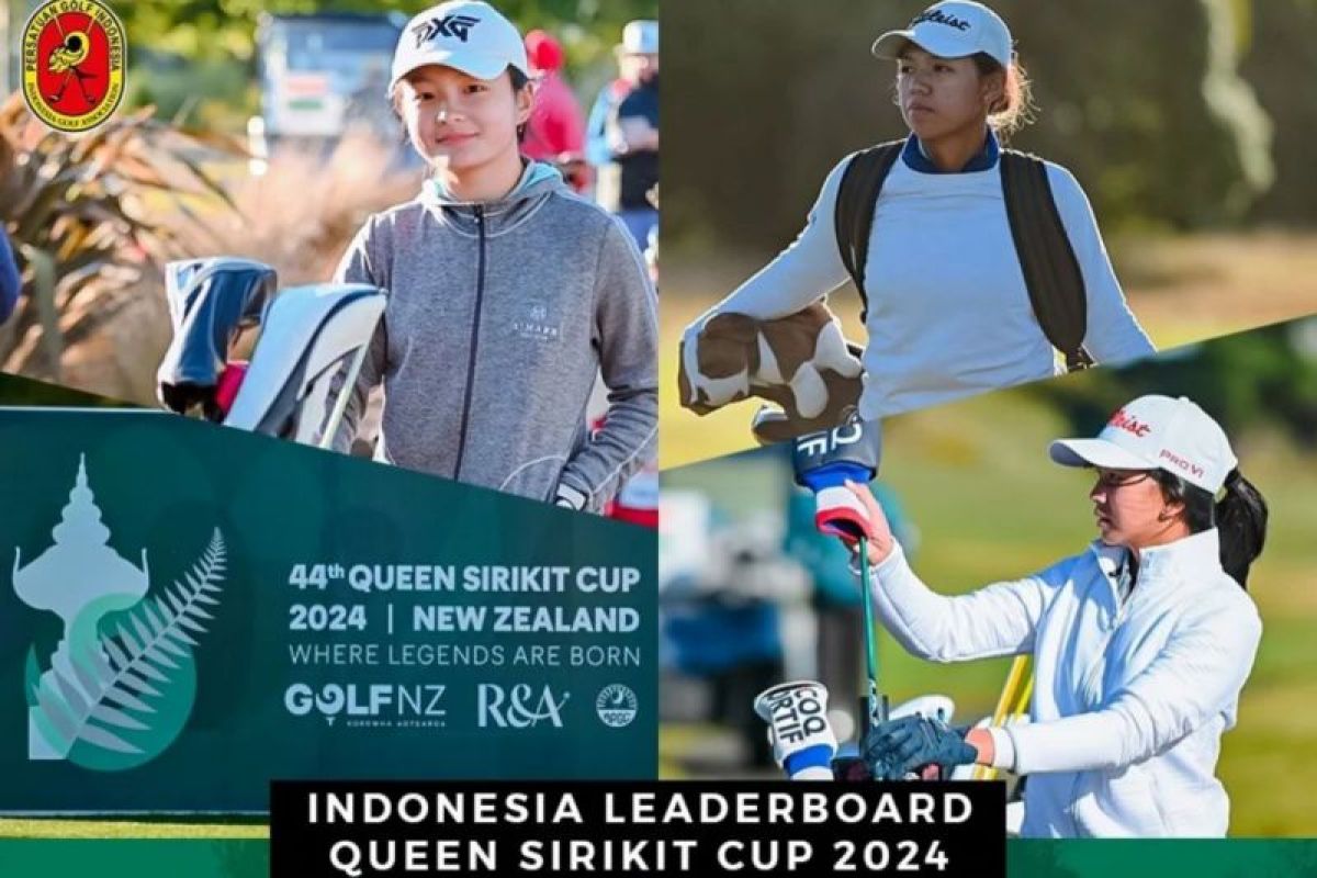 Tim golf Indonesia meningkatkan peringkat mereka dalam Queen Sirikit Cup 2024