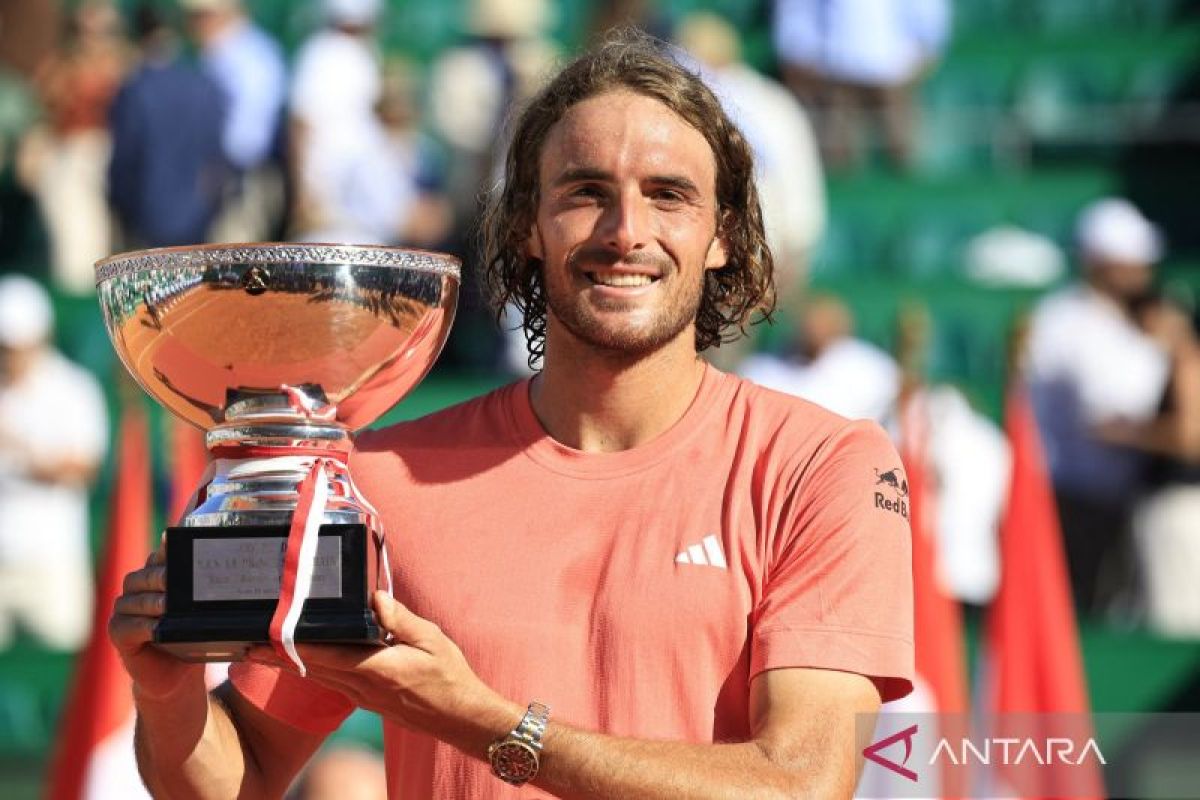 Tsitsipas meraih gelar Monte Carlo Masters untuk kali ketiga