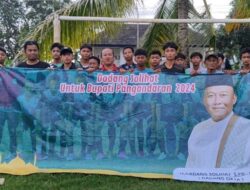 Milenial Pangandaran Mendeklarasikan Dukungan untuk Pencalonan Dadang-Iwan dalam Pilkada 2024