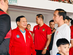 Prabowo Subianto Shows Support and Prayers for U-23 National Team to Win Against South Korea