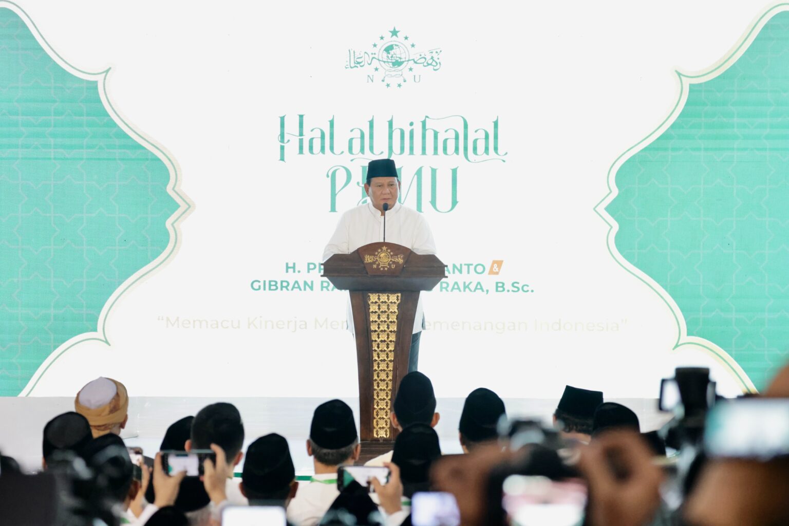 Terima Kasih kepada NU atas Komitmen dalam Mendukung Pemerintahan yang Akan Datang yang Dipimpin Prabowo Subianto