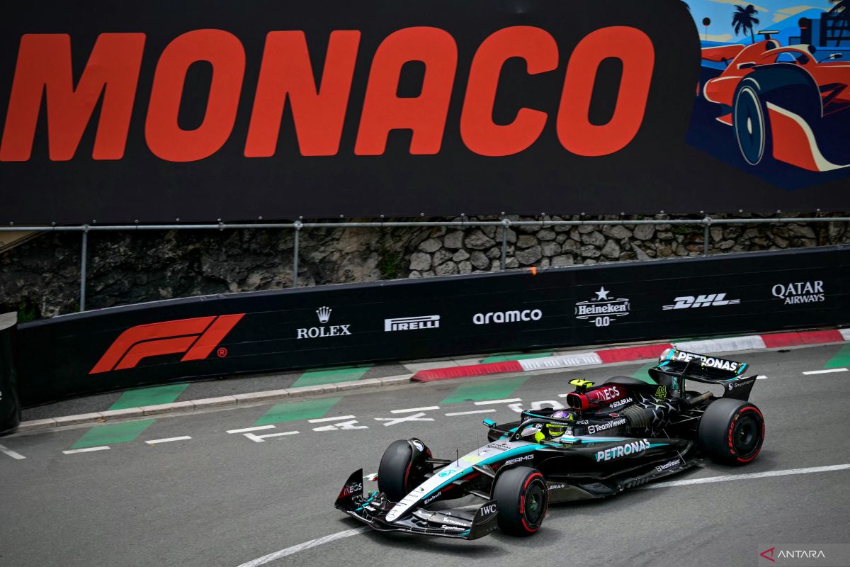 Hamilton and Leclerc dominate practice 1 and 2 in Monaco