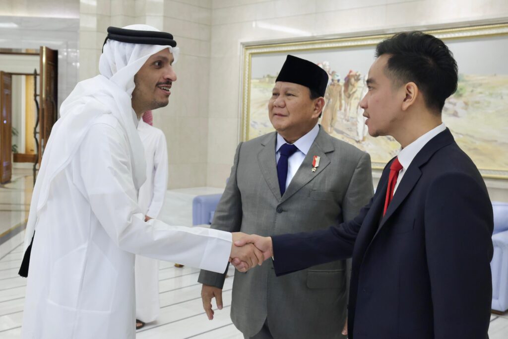 Prabowo Subianto dan Gibran Rakabuming Raka Bertemu dengan Emir Qatar dan PM Qatar, Membahas Kerja Sama dan Situasi Gaza