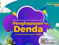 Program Penghapusan Denda PBB oleh Bappenda Bogor Berlangsung dari Juni hingga Agustus