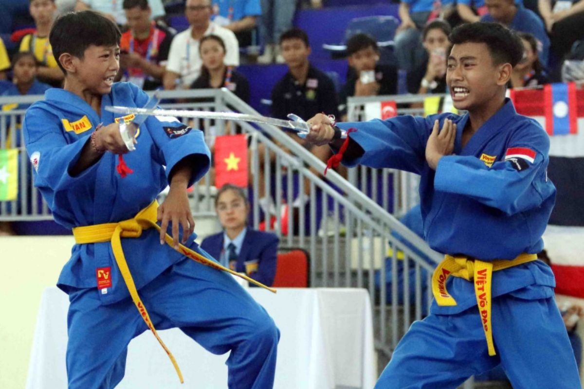 Tim Vovinam Indonesia berhasil meraih medali perak di ASEAN School Games 2024.