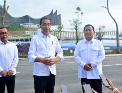 Presiden Jokowi dan Menhan Prabowo Subianto Tinjau Kemajuan Pembangunan IKN di Senin Pagi