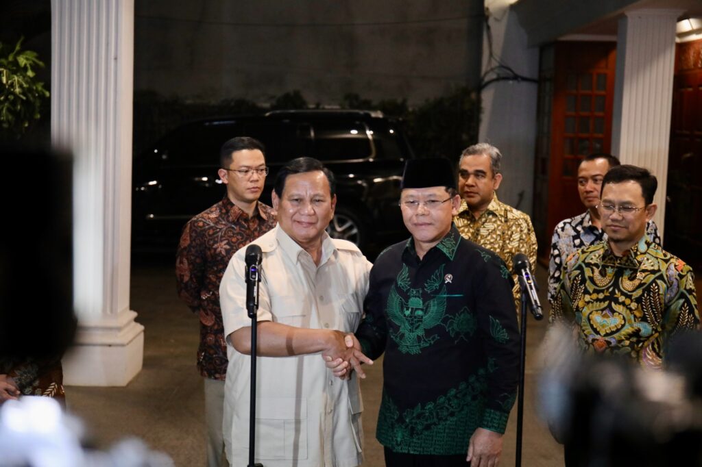 PPP Chairman Promises Support for Prabowo-Gibran Administration after Meeting with Prabowo Subianto