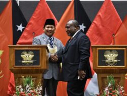 Prabowo Subianto Bersama PM Papua Nugini Berdiskusi Tentang Kemitraan Bilateral