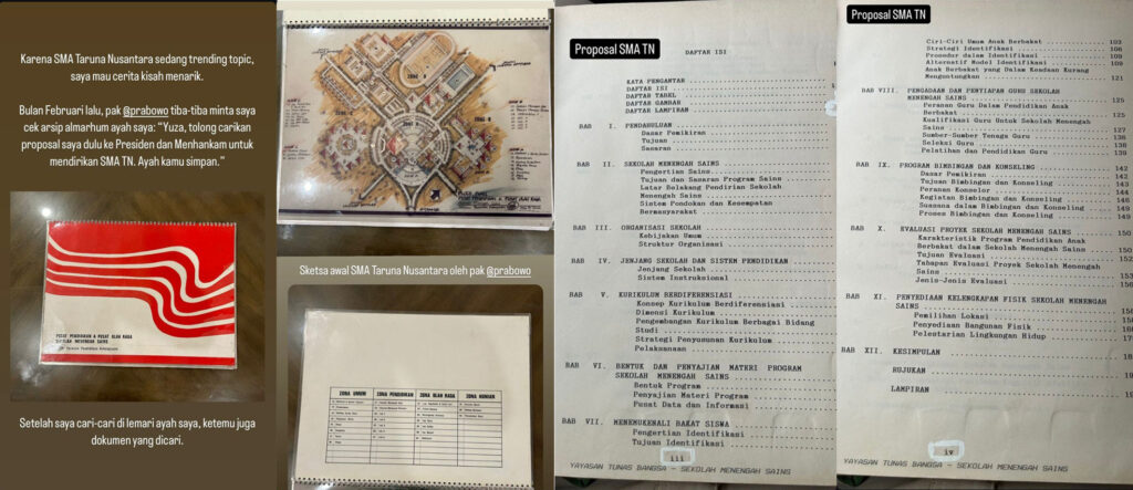 Putra Dokter Boyke Setiawan Membeberkan Proposal Prabowo Subianto untuk Membangun SMA Taruna Nusantara pada Tahun 1988