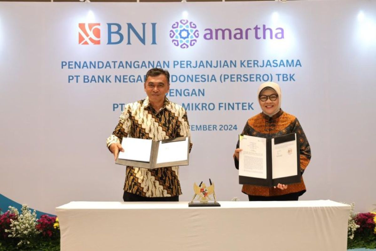 BNI berkolaborasi dengan Amartha untuk mendukung pembiayaan UMKM