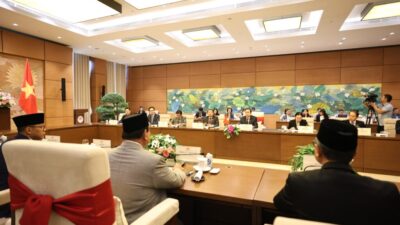 Prabowo Subianto Bertemu Ketua Majelis Nasional Setelah Menghadap Presiden Vietnam untuk Membahas Potensi Kerja Sama