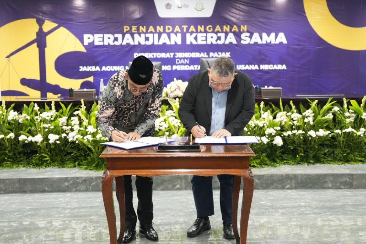 Direktorat Jenderal Pajak menandatangani kerja sama dengan Kejaksaan Agung