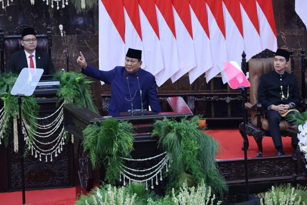 Inauguration of the President and Vice President-Elect for the 2024-2029 Term at the Nusantara Building, MPR/DPR/DPD, Senayan, Jakarta, October 20, 2024