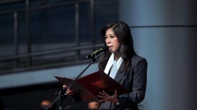 Menkomdigi Meutya di AI Action Summit Paris 2025