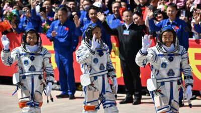 China Mengirim 3 Astronot ke Stasiun Antariksa Tiangong